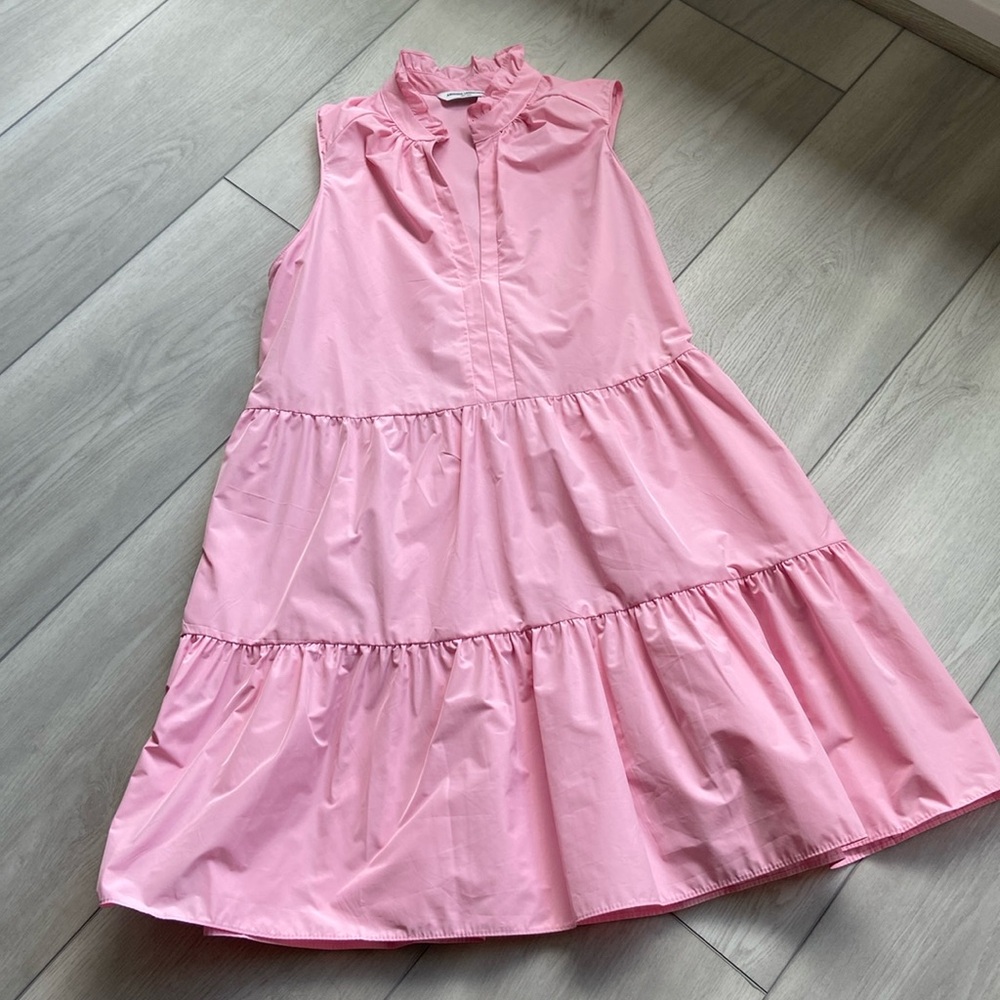 Pink Amanda Uprichard tiered dress